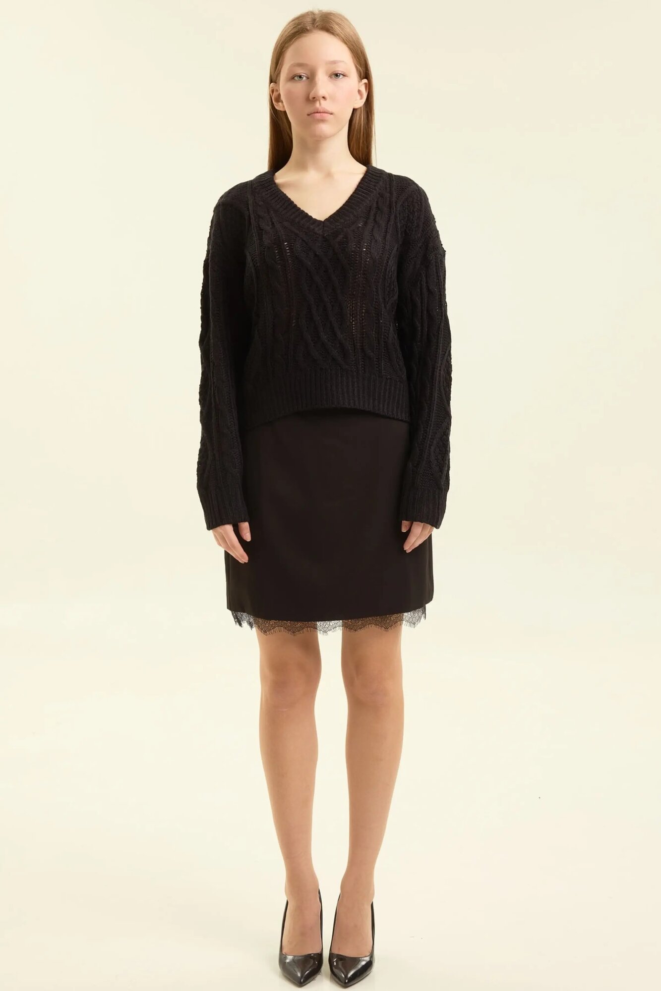 Юбка Selfie, размер L, черный — фото 1