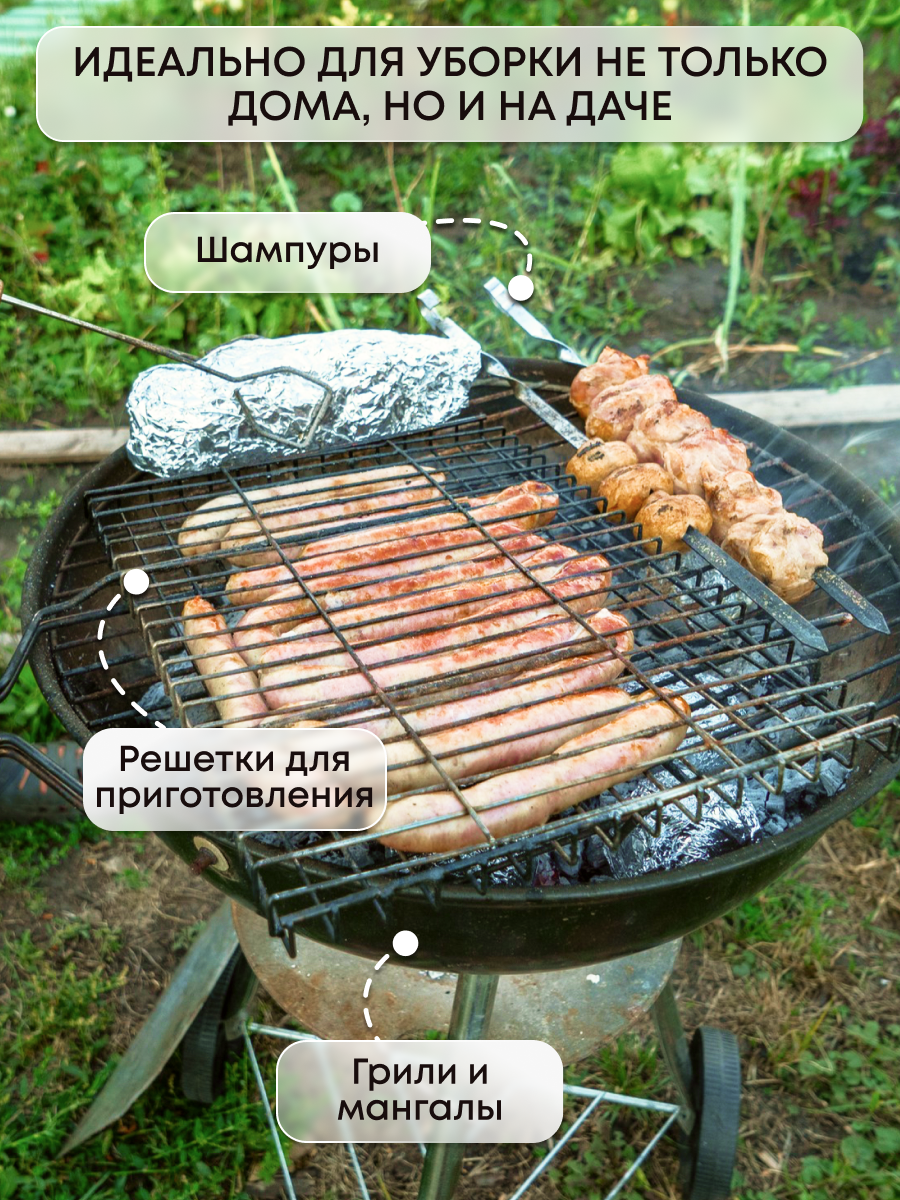 Чистящее средство антижир жироудалитель BUZIL Buz Grillmaster G575 для кухни от жира и нагара 1 л — фото 1
