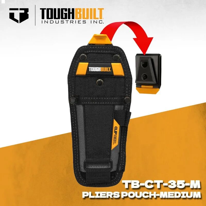 TOUGHBUILT TB-CT-35-M Поясная сумка для отверток, стриппера, плоскогубцев, карандаша,