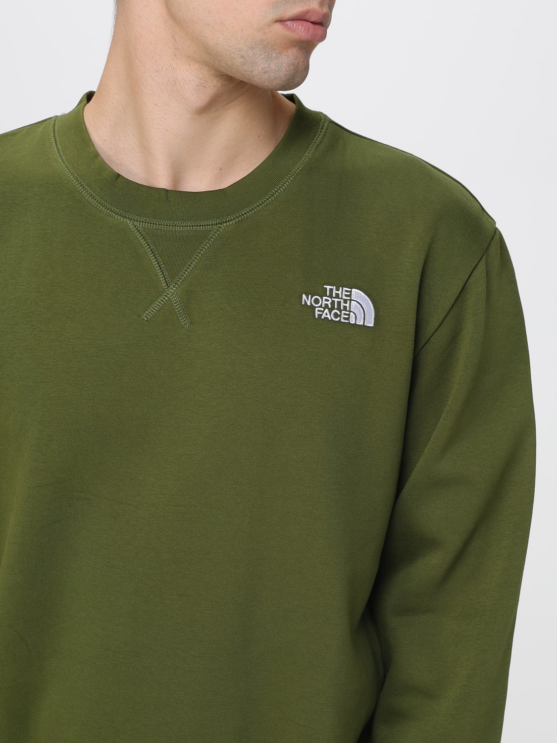 Свитшот The North Face Essential Relaxed, размер 2XL, , зеленый — фото 1