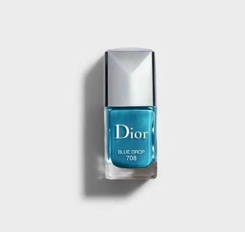 Лак для ногтей Dior Vernis 10 мл 708 Blue Drop Голубая капля