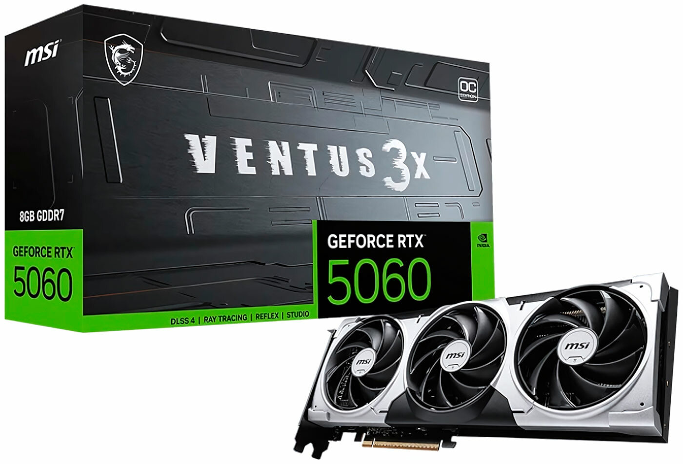 Видеокарта MSI GeForce RTX 5060 8G VENTUS 3X OC