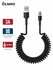 Кабель OLMIO Spring, USB Type-C, витой, с тканевой оплеткой, черн...