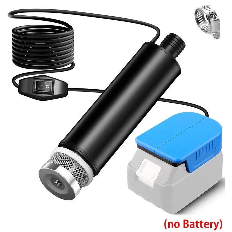 Беспроводной погружной насос Portable Water Transfer Pump для Makita/Dewalt/Milwaukee 18-20 В For Makita