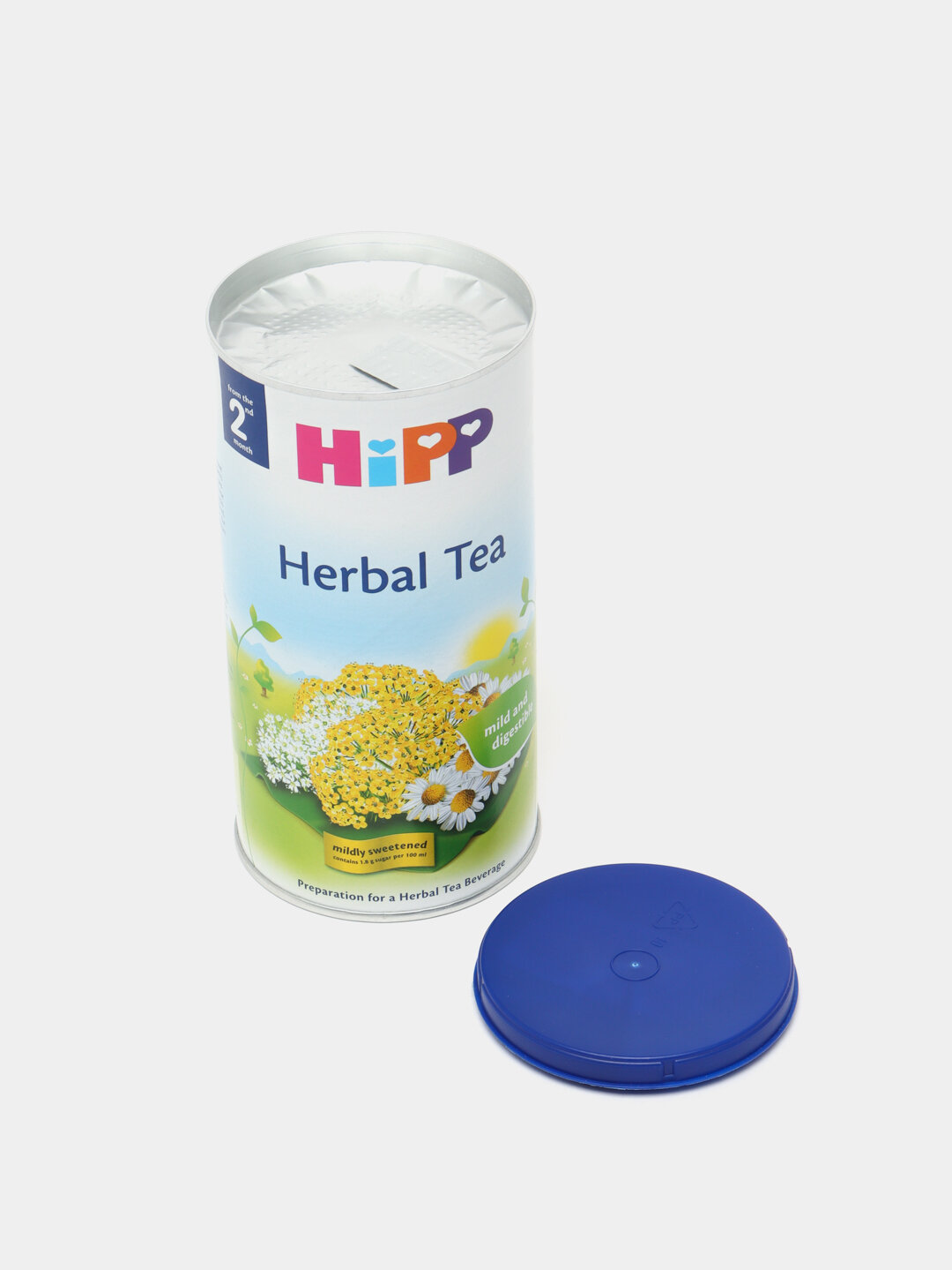 Детский травяной чай "HiPP", для иммунитета, ромашка, с 2 месяцев, 200 г — фото 1