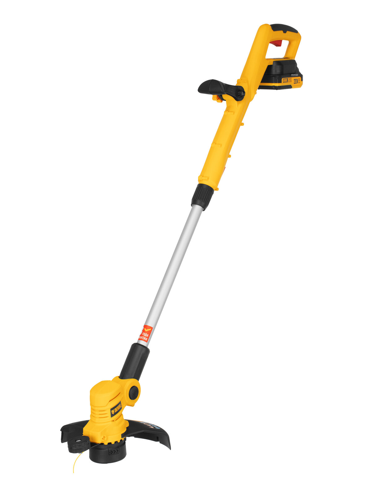 Триммер аккумуляторный Denzel GT-230 230 мм Li-Ion 20 В  58701