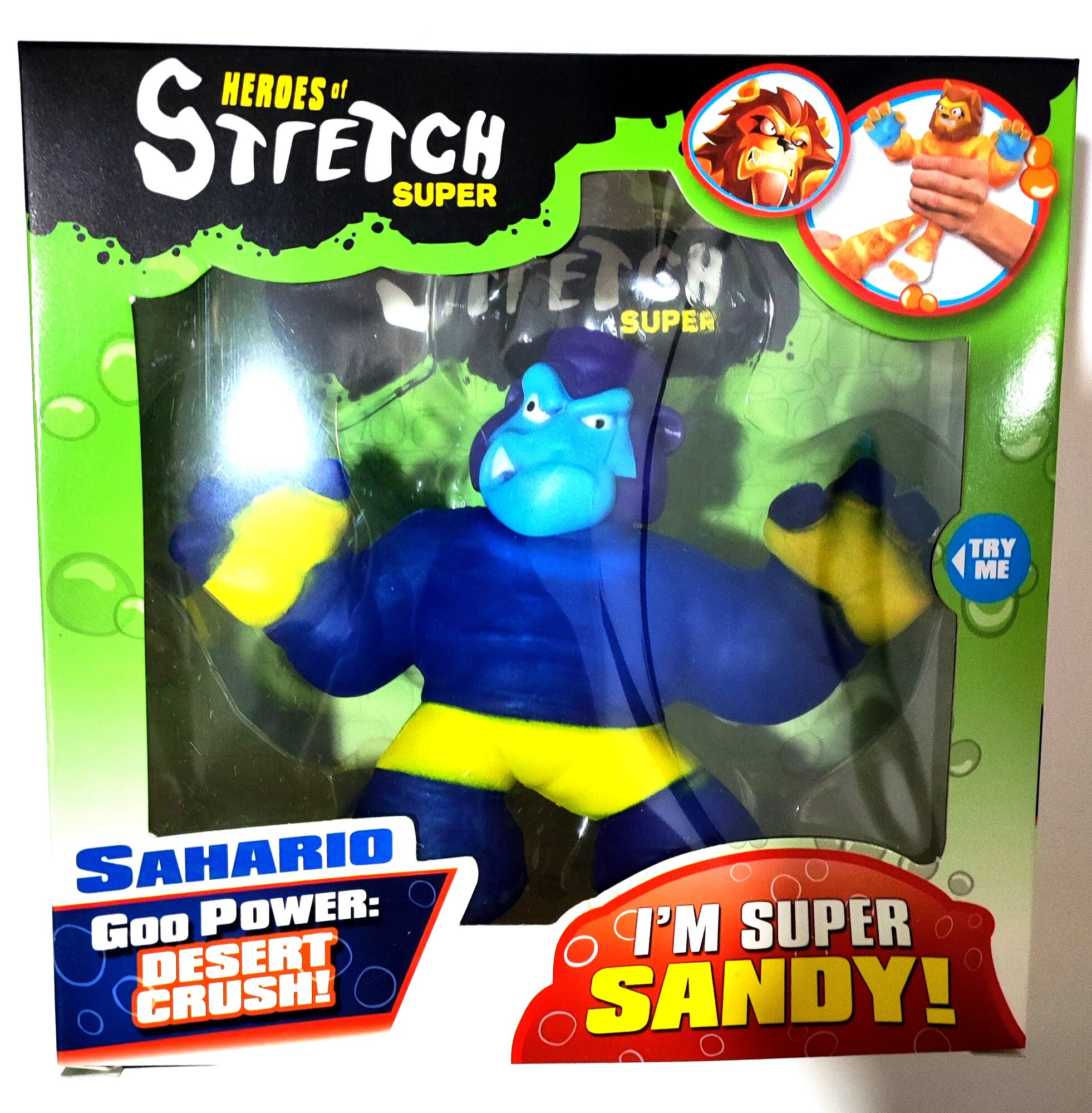 Собери их всех! Эксклюзив из серии монстров Stretch Super Heroe I am super sandy monkey