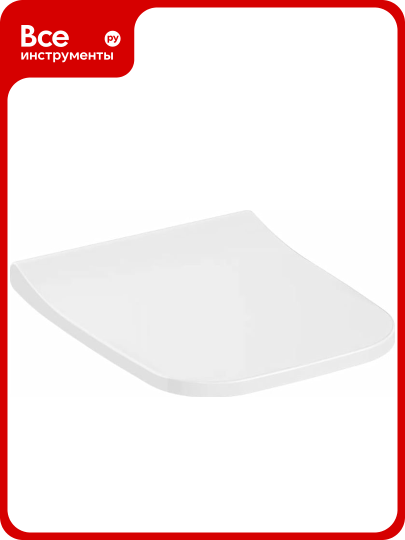 Тонкое сиденье Vitra Integra Square с микролифтом 191-003-009