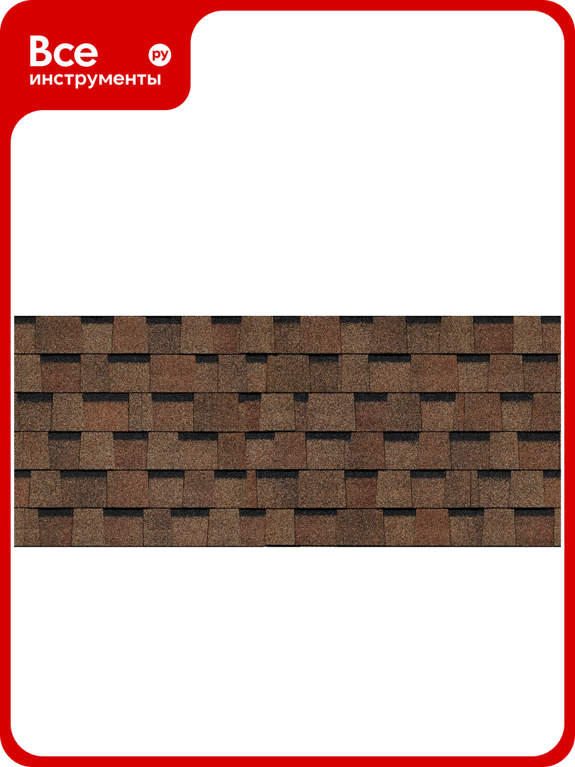 Ламинированная черепица DOCKE PIE DRAGON EUROPA светло-коричневый ZRLU-1172