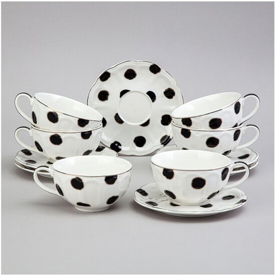 Чайный набор Lefard "top style" на 6 пер. 12 пр. 280 мл.