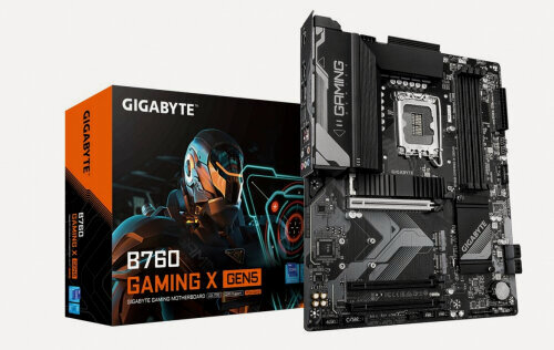 Изображение товара Материнская плата Gigabyte B760 GAMING X GEN5 (LGA1700, ATX)