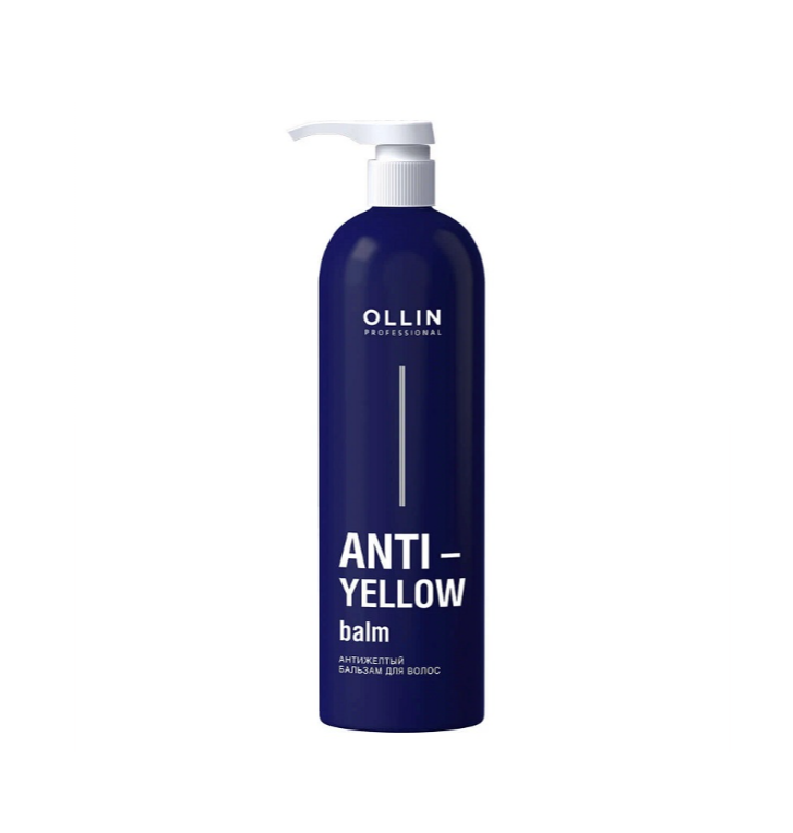 OLLIN Professional Антижелтый бальзам для волос Anti-Yellow, 500 мл