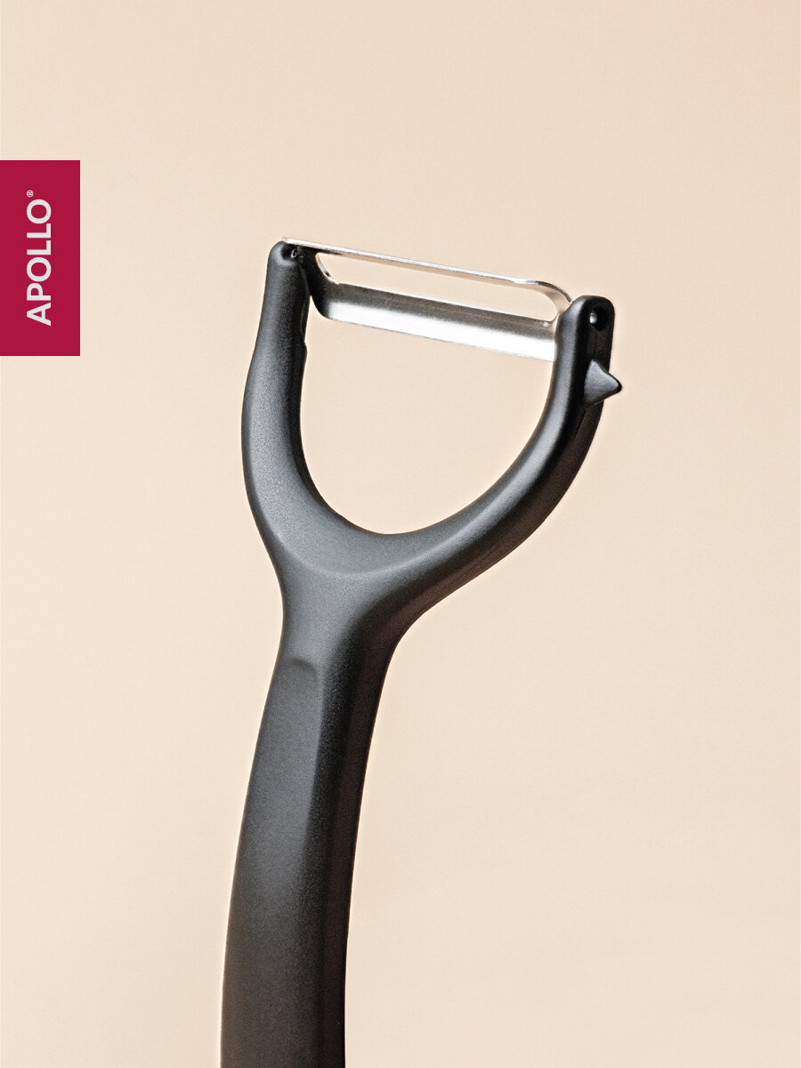 Овощечистки Xiaomi Овощечистка Apollo, нержавеющая сталь, плавающее лезвие, черная