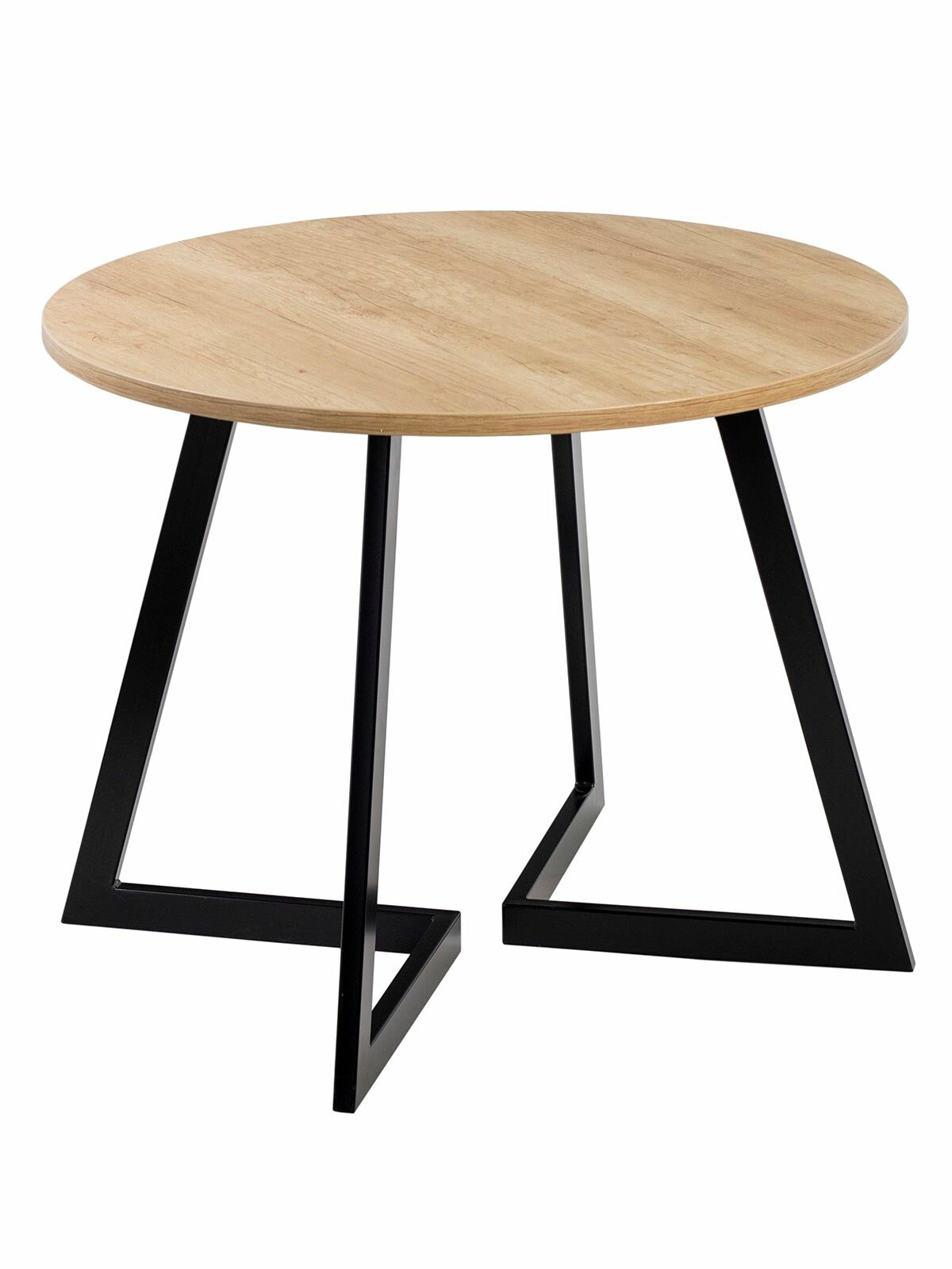 Стол обеденный круглый Гермес D-1050 EGGER: Дуб Небраска