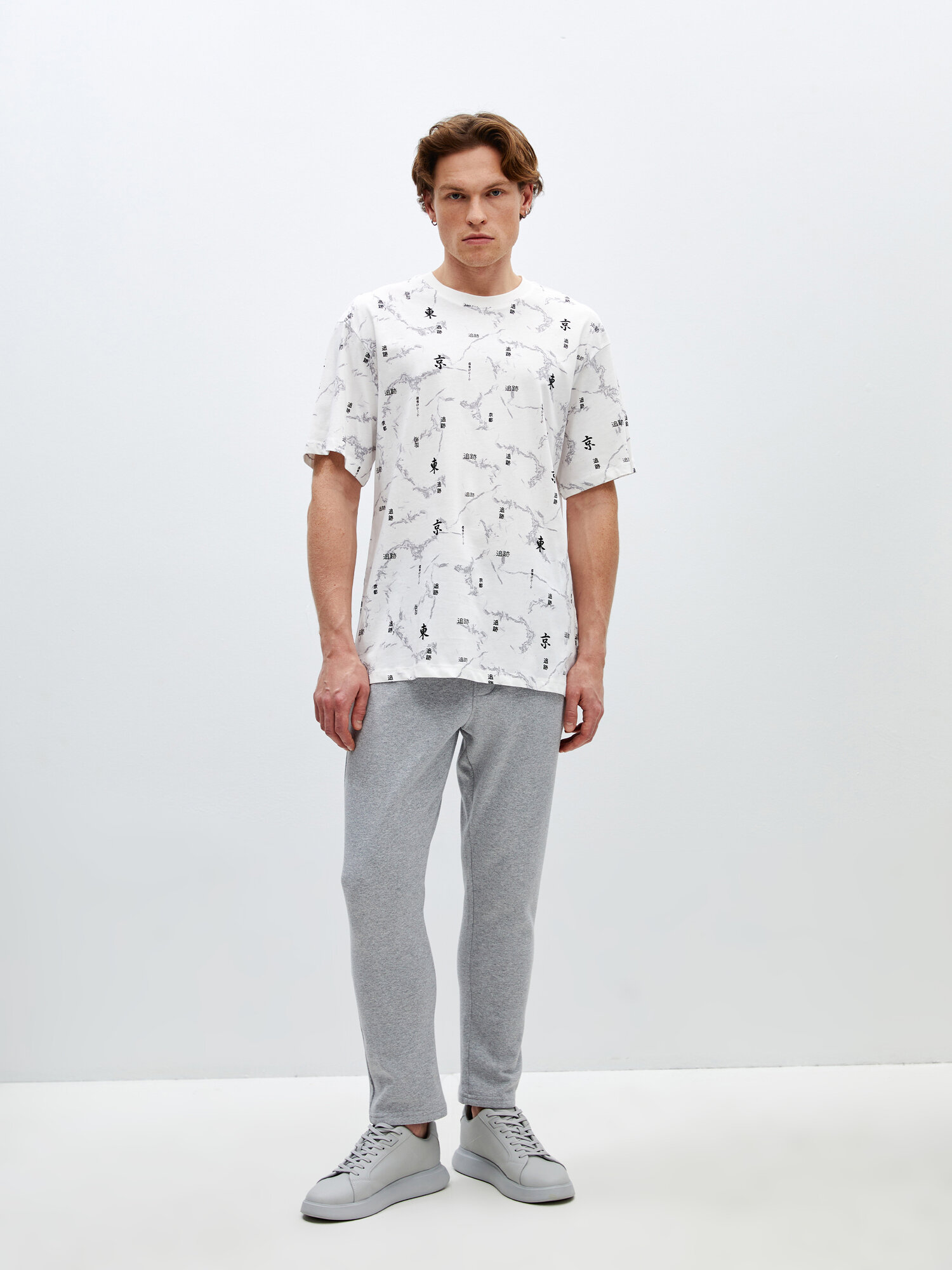 Брюки спортивные LC Waikiki размер M grey melange