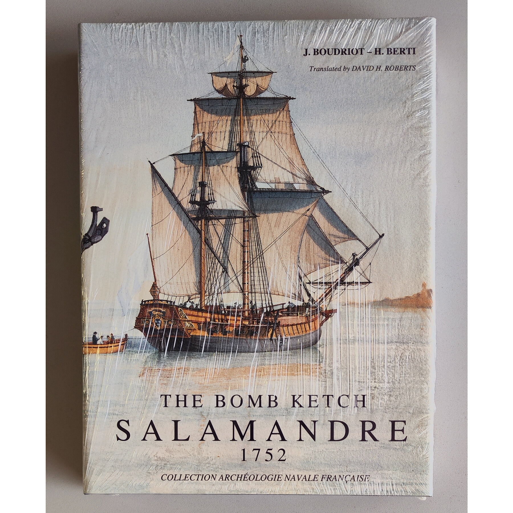 La Salamandre, 1752 год, английский язык, чертежи, Ancre