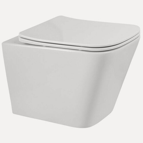 Изображение товара Унитаз подвесной BelBagno Ardente-tor BB520CH-TOR+BB3103/3106SC безободковый торнадо