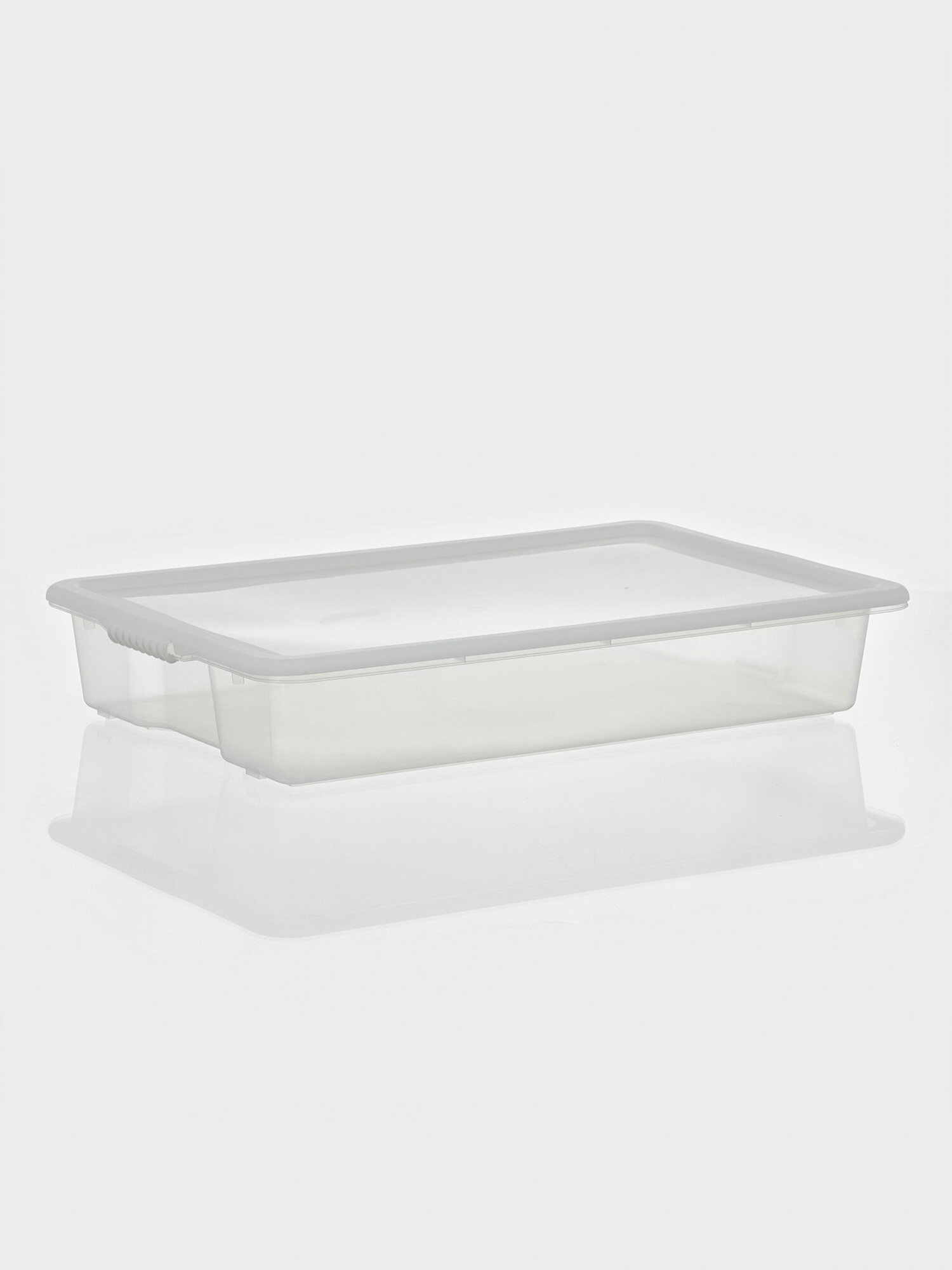 Контейнер для хранения Porter 18 л 66x42x12 см с крышкой цвет слоновая кость