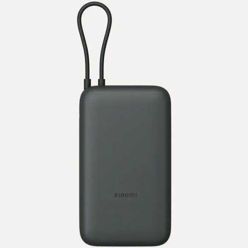 Изображение товара Внешний аккумулятор Xiaomi Power Bank 20000mAh (Integrated Cable) GL Dark Gray
