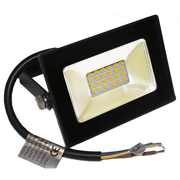 Прожектор FL-LED Light-PAD 10W Plastic Black 6400К 850Лм 10Вт AC220-240В 100x80x25мм 113г 610942