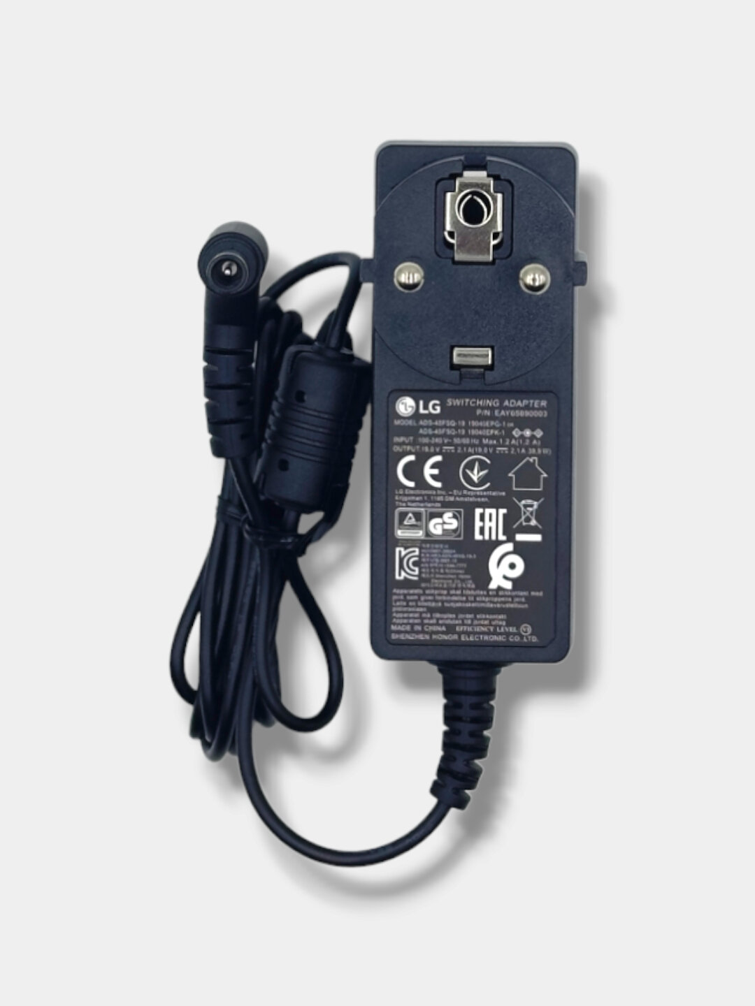 Блок питания для LG монитора и других устройств 19V Вольт 2.1A Ампер, 40W Ватт