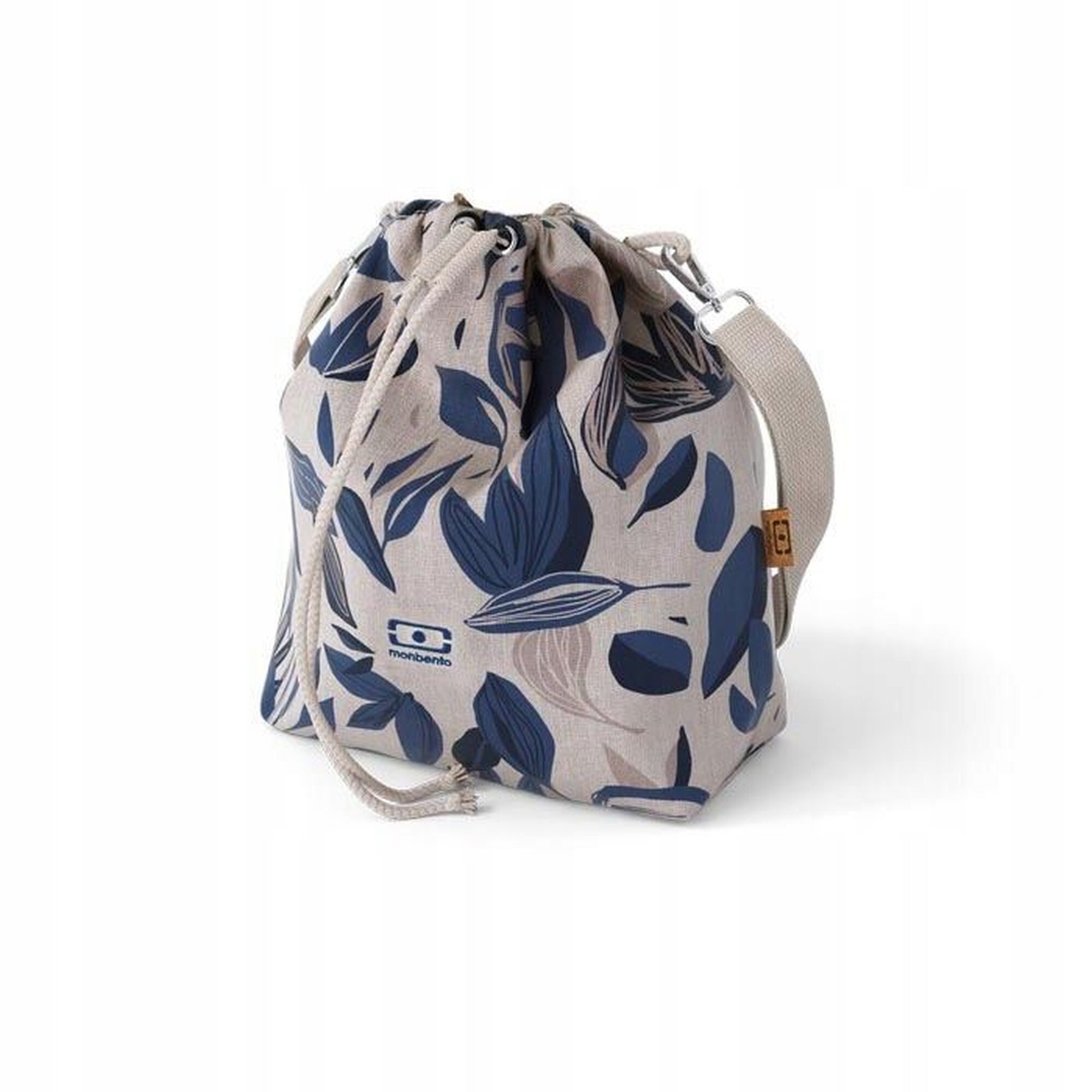 Термосумка Monbento "Blue Vegetal Fresh", для ланча, хлопок, полиэстер, синий, 5.7 л