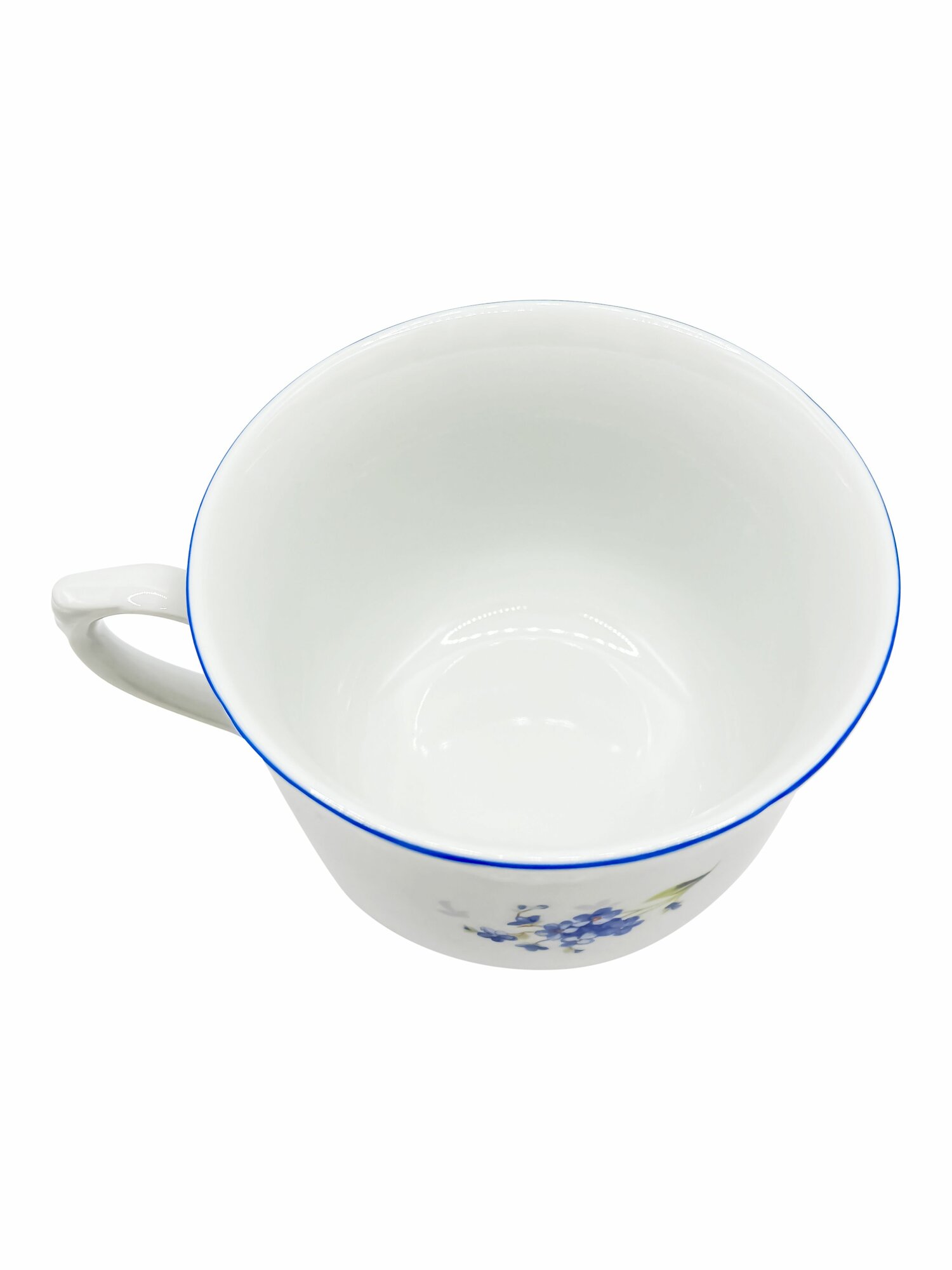 Кружка Dubi "Незабудки", фарфор, 270мл, глазурованное покрытие, Чехия — фото 1