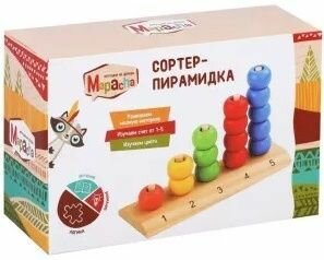 Сортер-пирамидка цвета и счет 76909