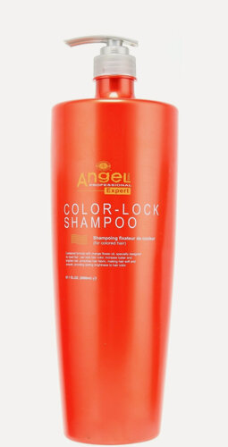 Изображение товара Angel Expert Шампунь фиксатор цвета для окрашенных волос профессиональный Color-Lock Shampoo, 2000 мл