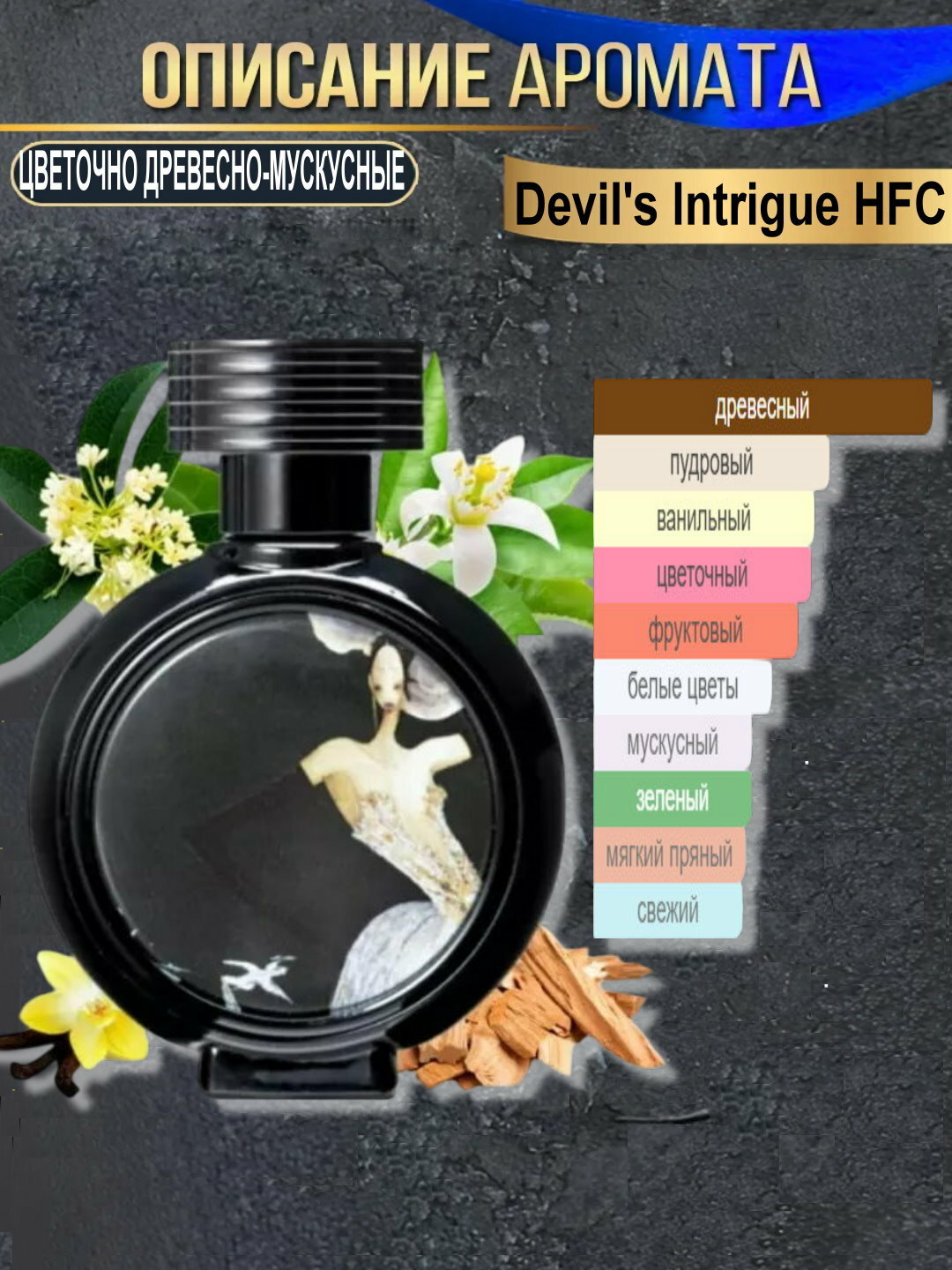 Набор женских духов, Devil's Intrigue HFC, Accento Sospiro Perfumes, In Red EdP Armand Basi, духи женские 3 по 5 мл — фото 1