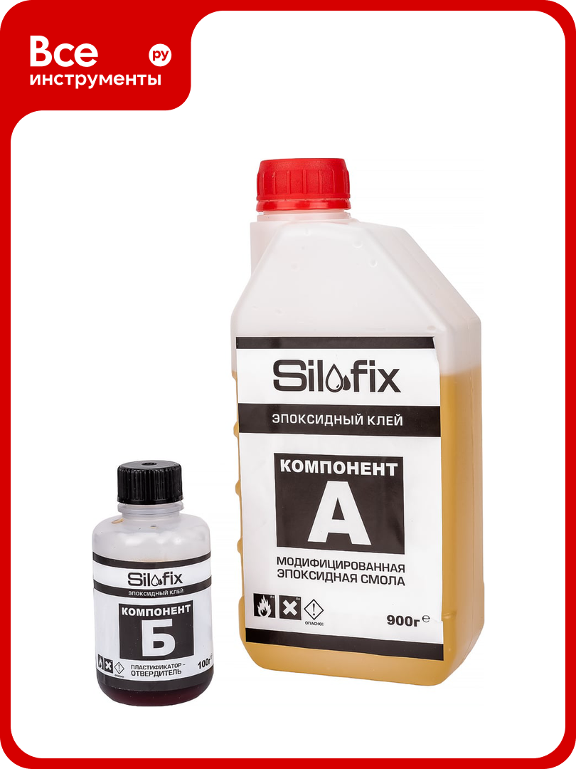 Эпоксидный клей на основе эпоксидной смолы Sila 1000 г Silfix01