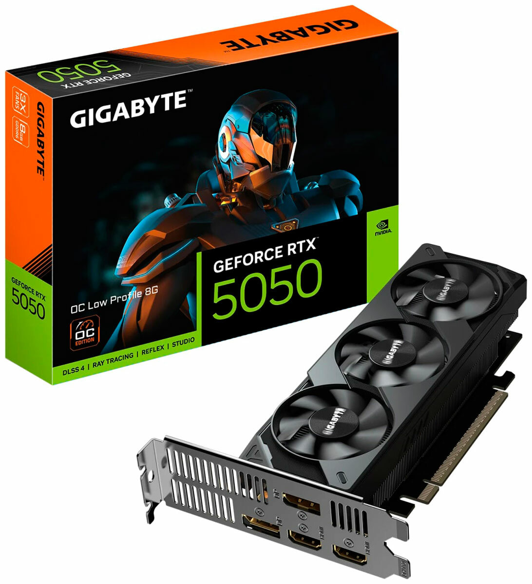 Видеокарта Gigabyte GeForce RTX 5050 OC 8GB (GV-N5050OC-8GL)