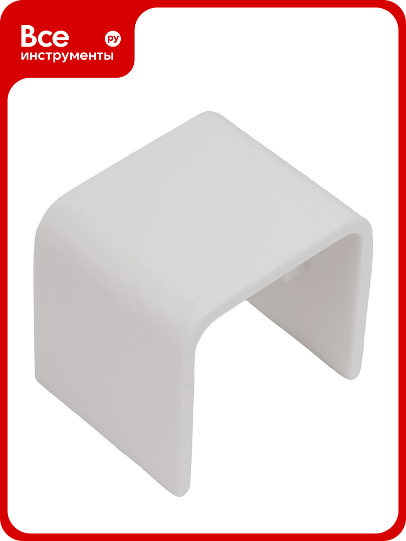 Соединение на стык 16x16 белое 10шт. Gigant 71502-10GI