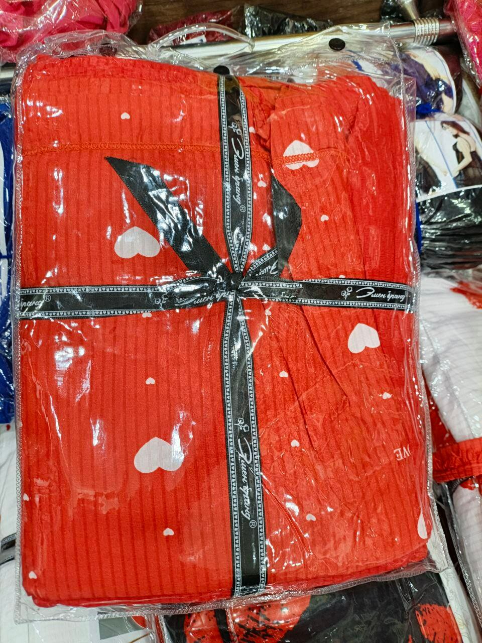 Постельное белье Savdo belgisi Yo'q "Эмен Бранд", муслин, красное, черное, 2 спальный, комплект