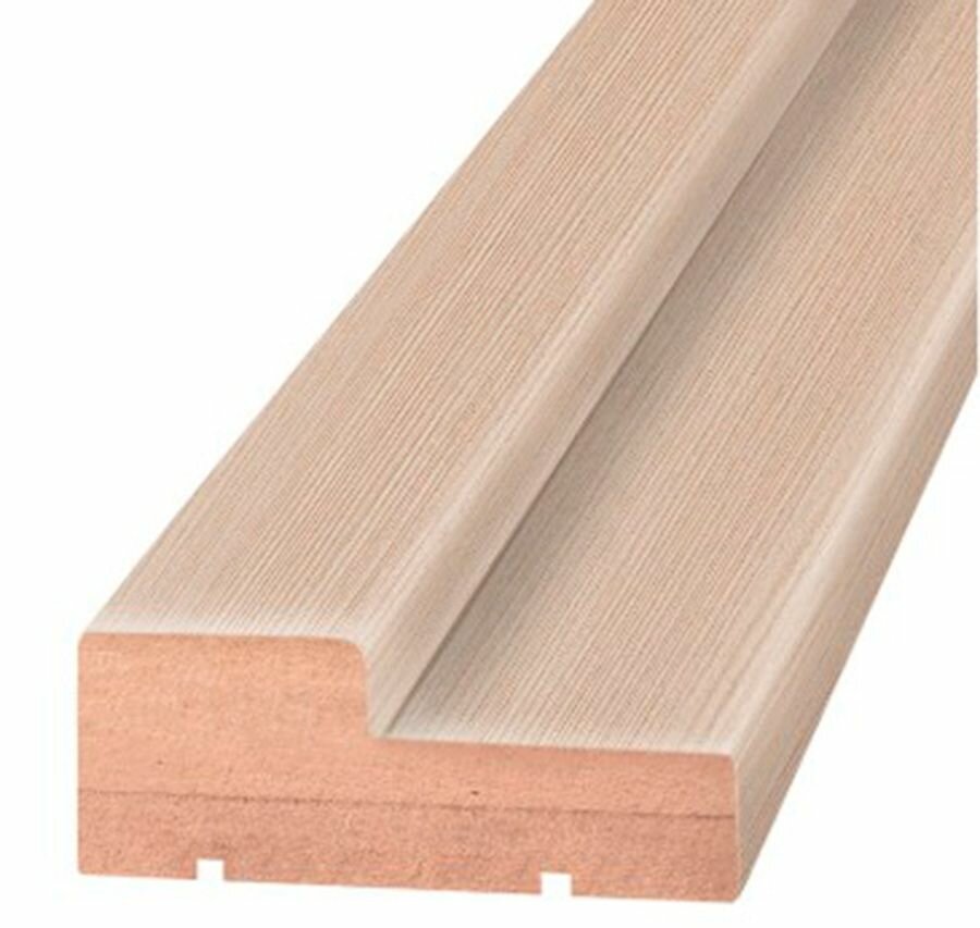 Олови порог дверной 70х1000мм экошпон Дуб Беленый