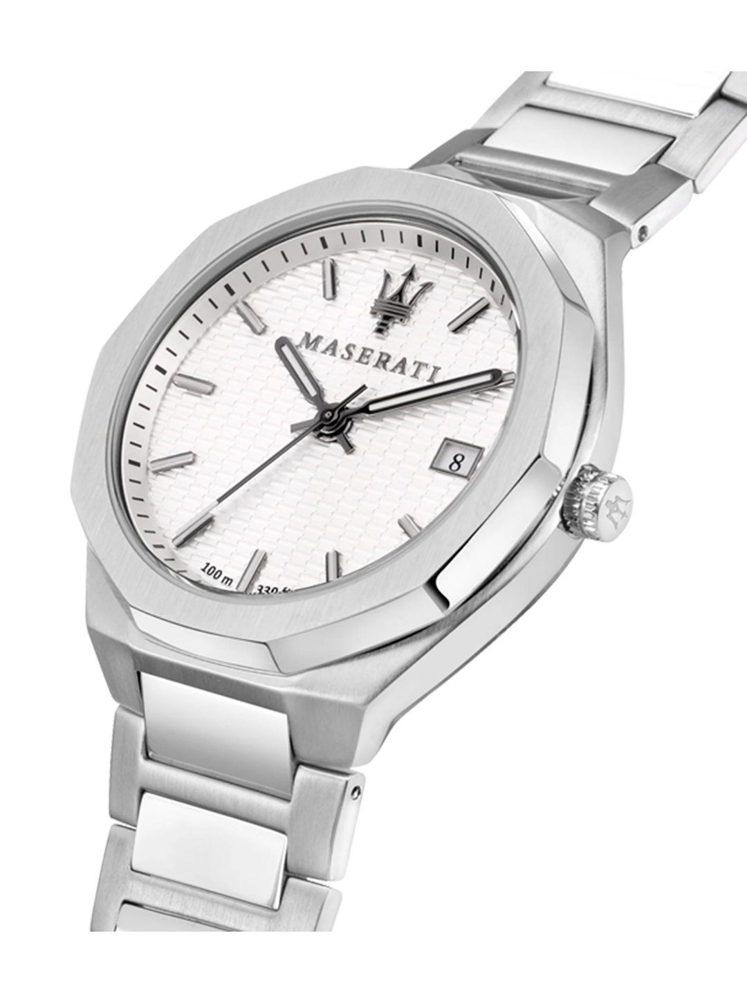 Наручные часы Maserati, серебряный, белый — фото 1