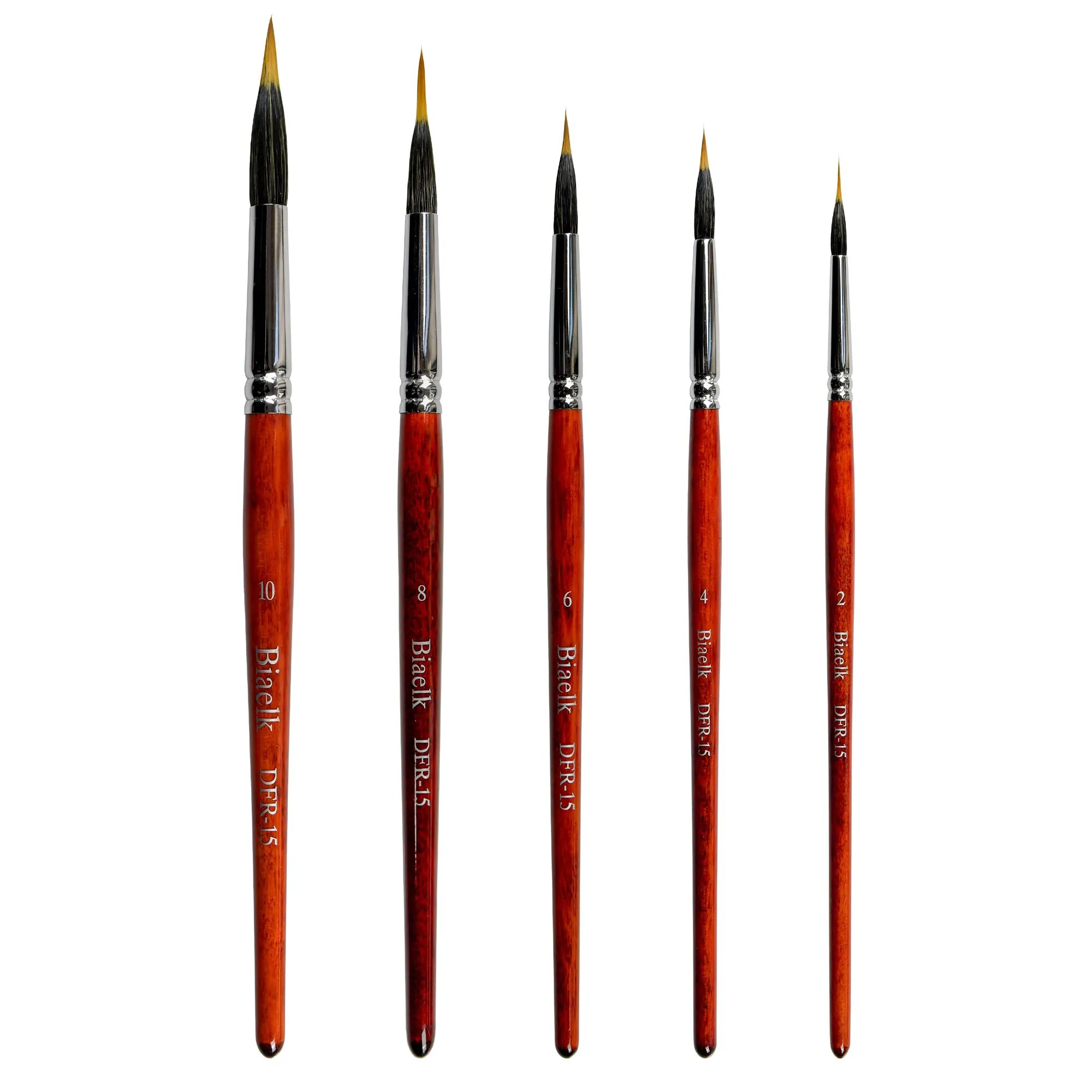 Набор кистей для акварели BIAELK, DFR-15Full set