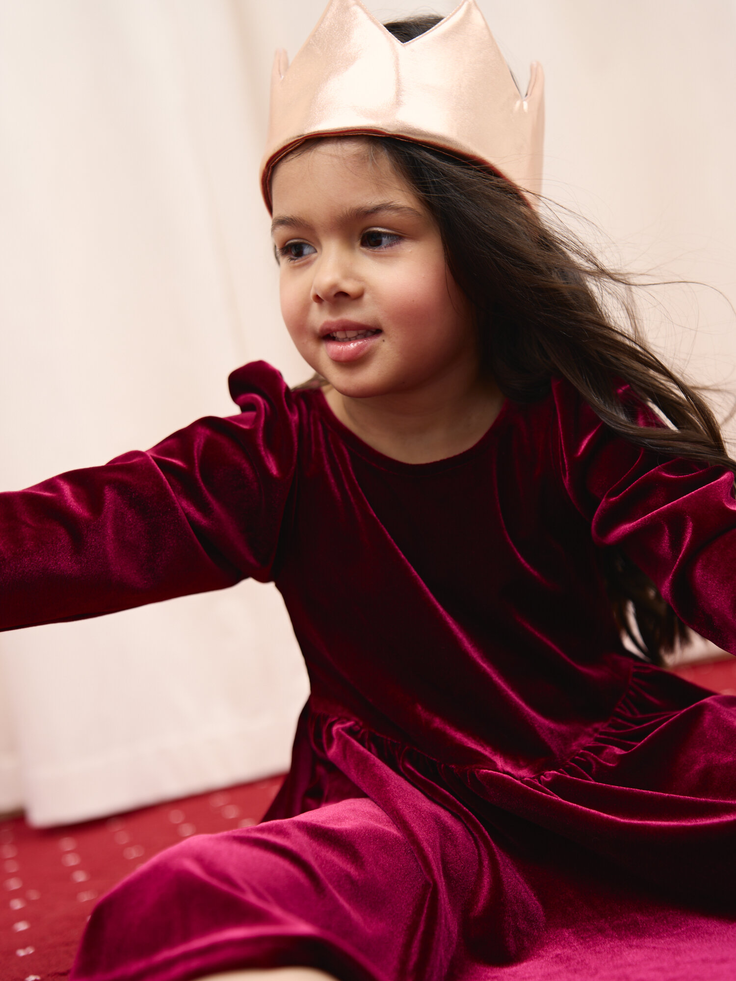 Корона карнавальная для девочки BUNGLY на новый год размер 48-50 — фото 1