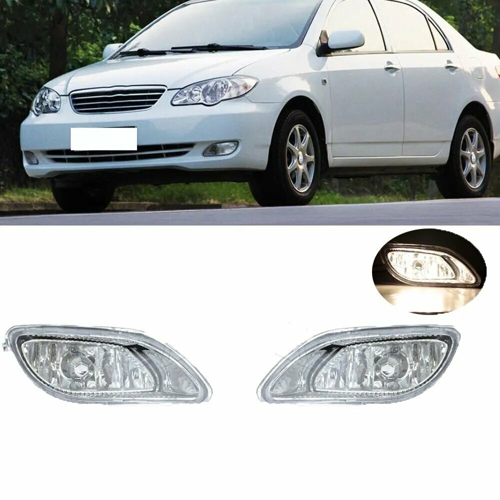 Фары автомобильные, Противотуманная фара, 2 шт, арт. BYD F3 2005-2012