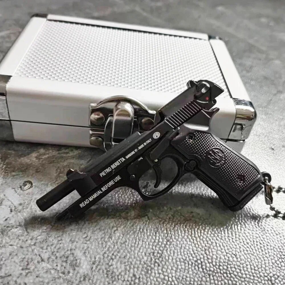 Миниатюрный пистолет Colt 1911 из металла 92f black