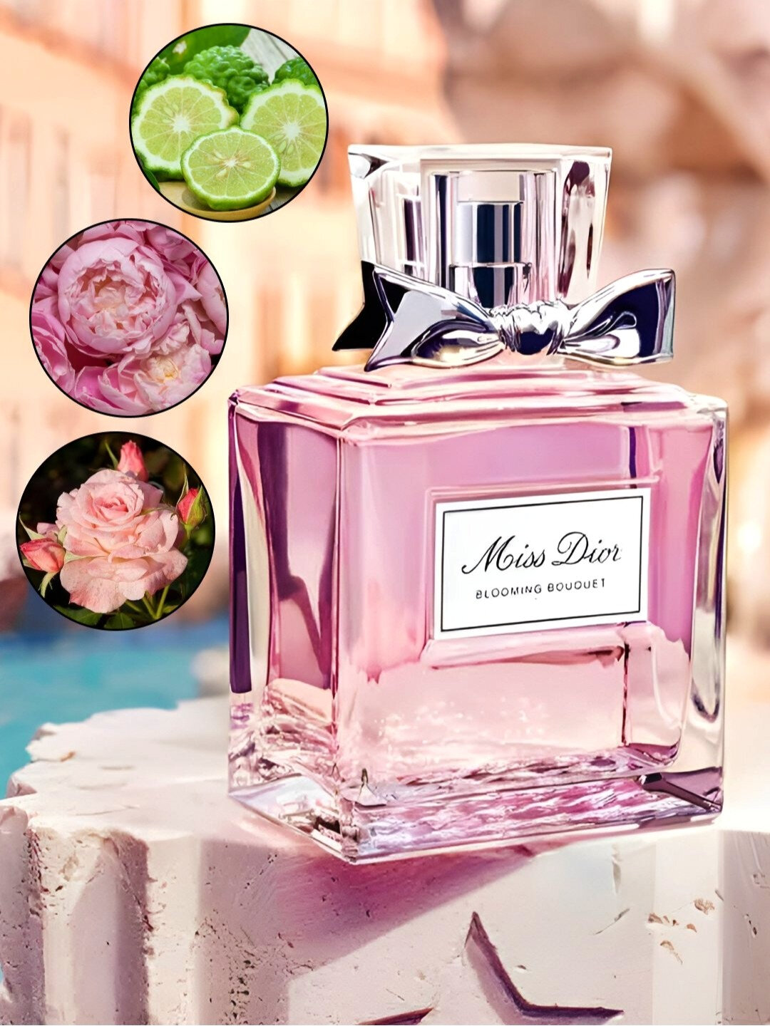 Женская туалетная вода Miss Dior Blooming Bouquet, с цветочными нотами
