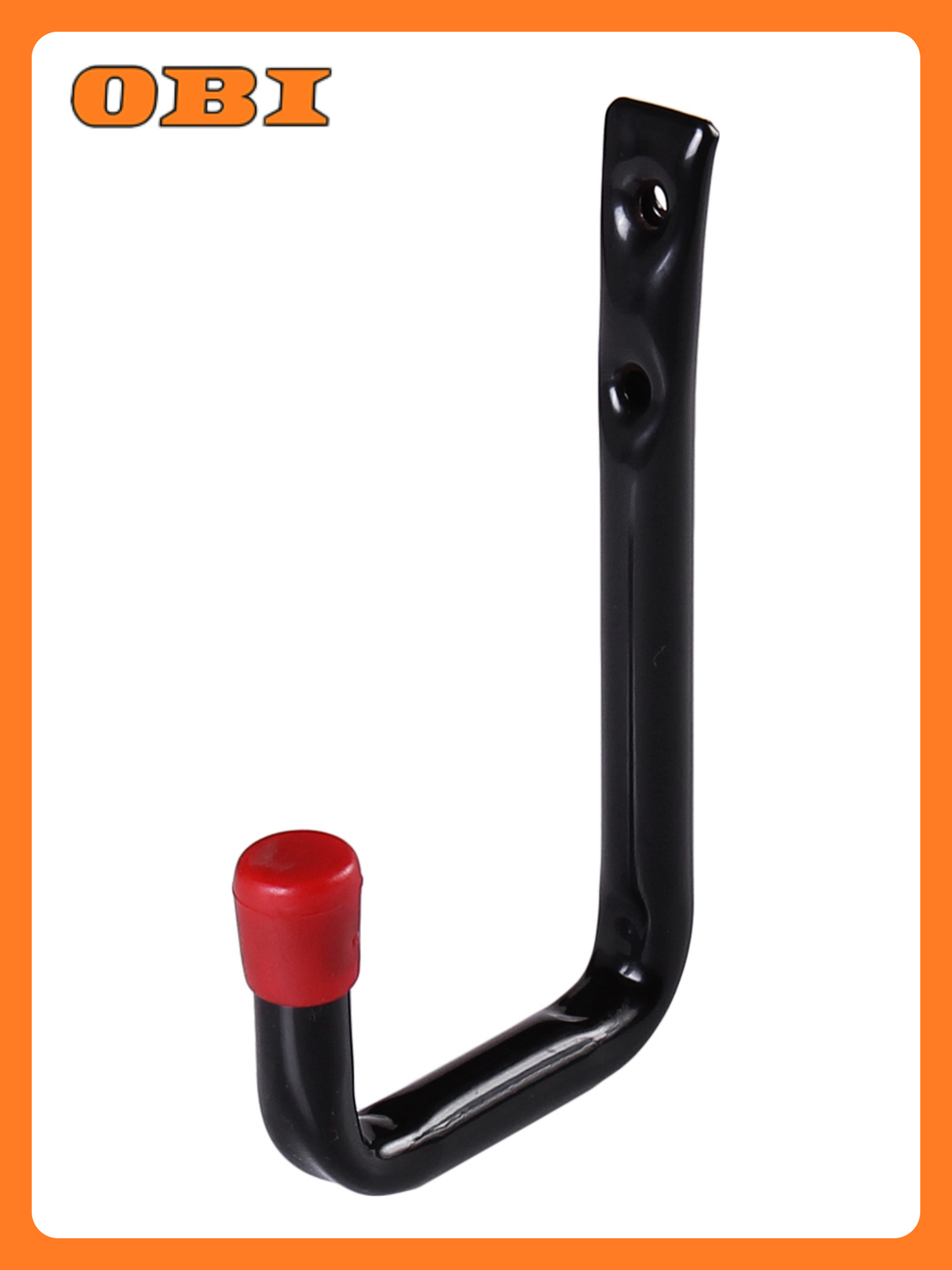 Крючок Larvij черный L 8 см