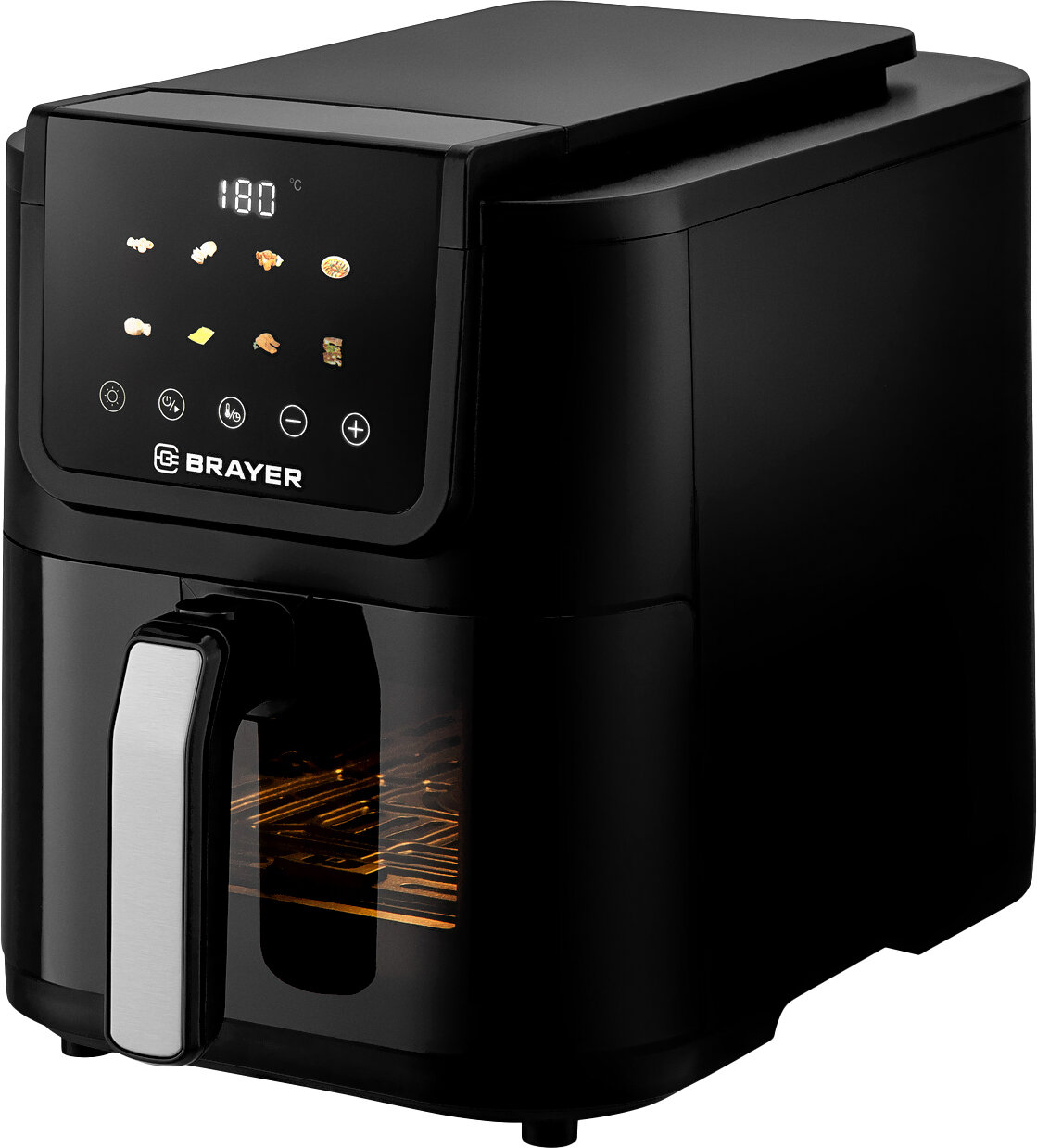 Аэрогриль электрический для дома BR2041 черный