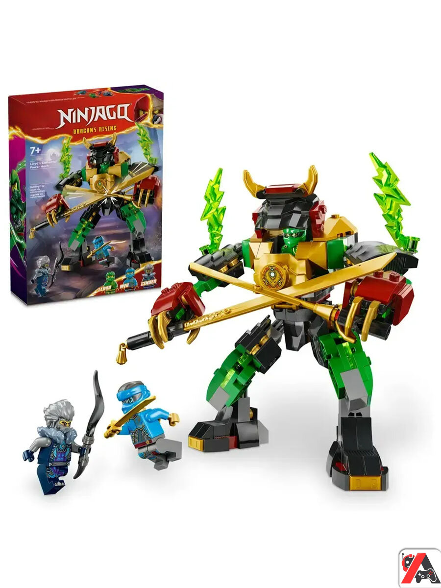Конструктор Ниндзяго Стихийный силовой робот Ллойда — фото 1
