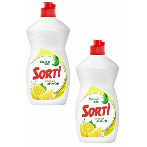 фото Средство для мытья посуды sorti лимон (2шт по 400мл)