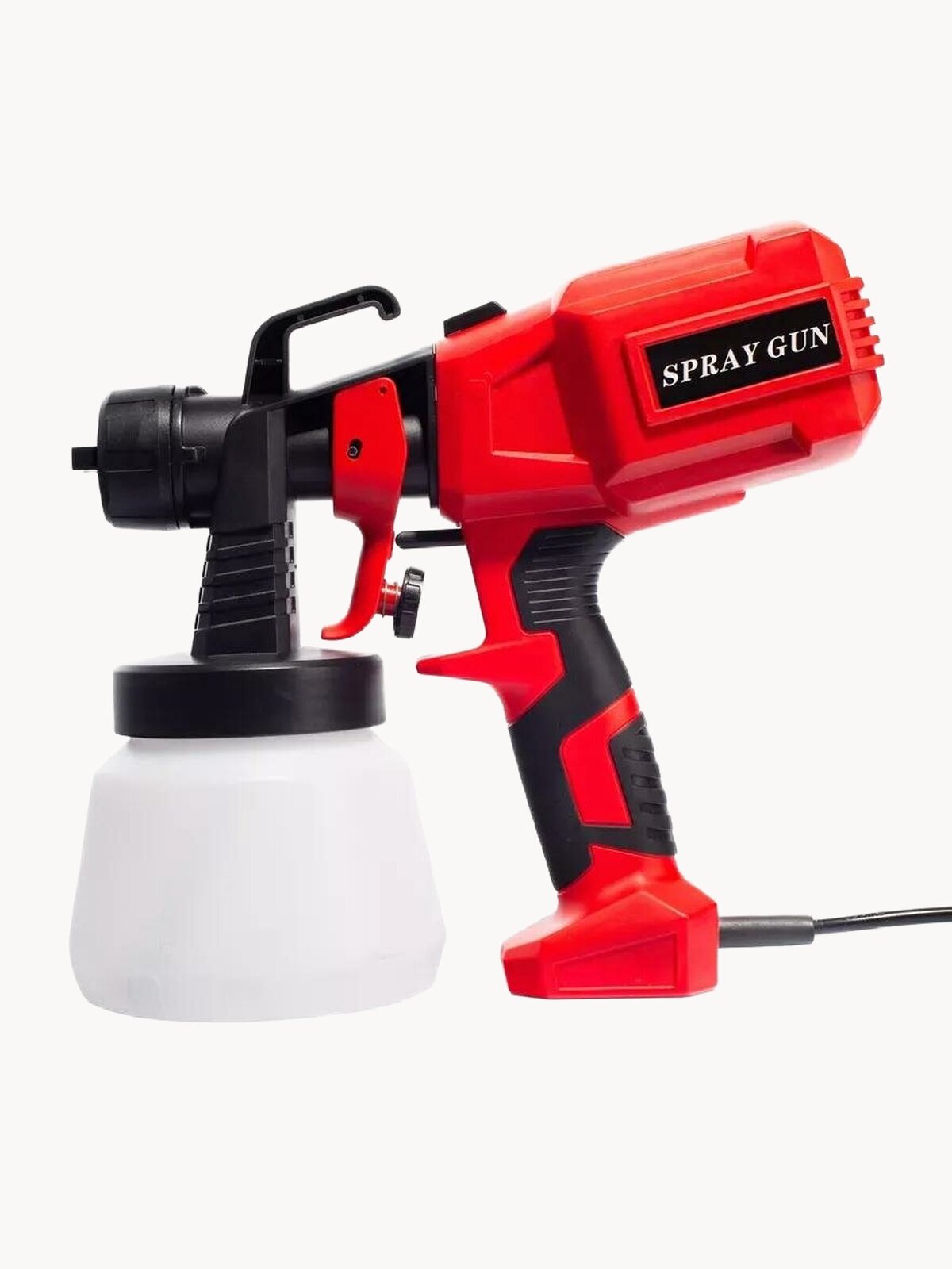 Краскопульт электрический сетевой пневматический Weite, 400 Вт, бачок 800 мл, все типы краски