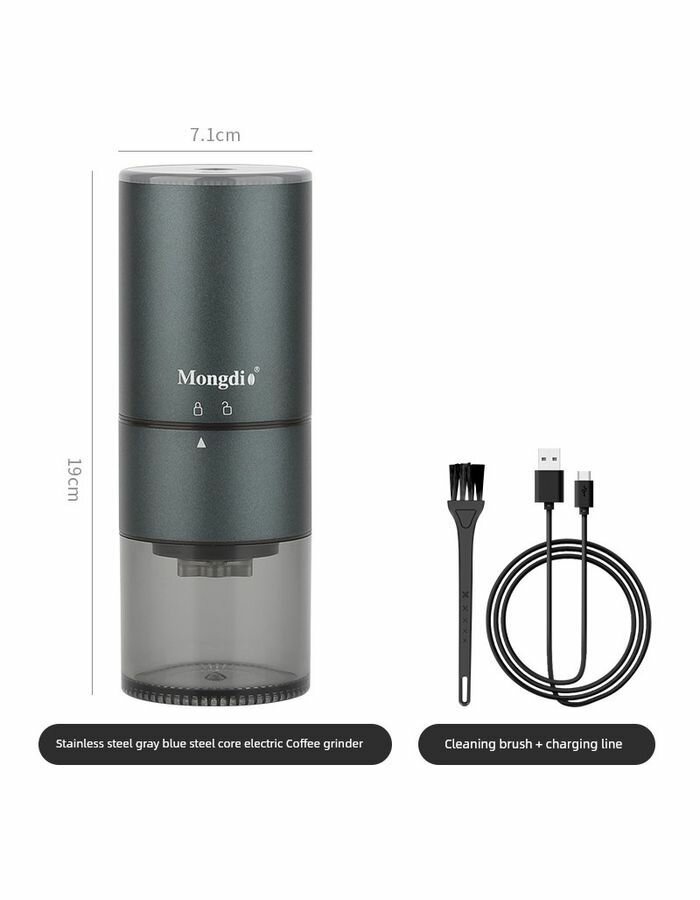 Электрическая кофемолка Galaxy Gray Blue (Ultimate) с прецизионным ядром и ультра-тихой работой