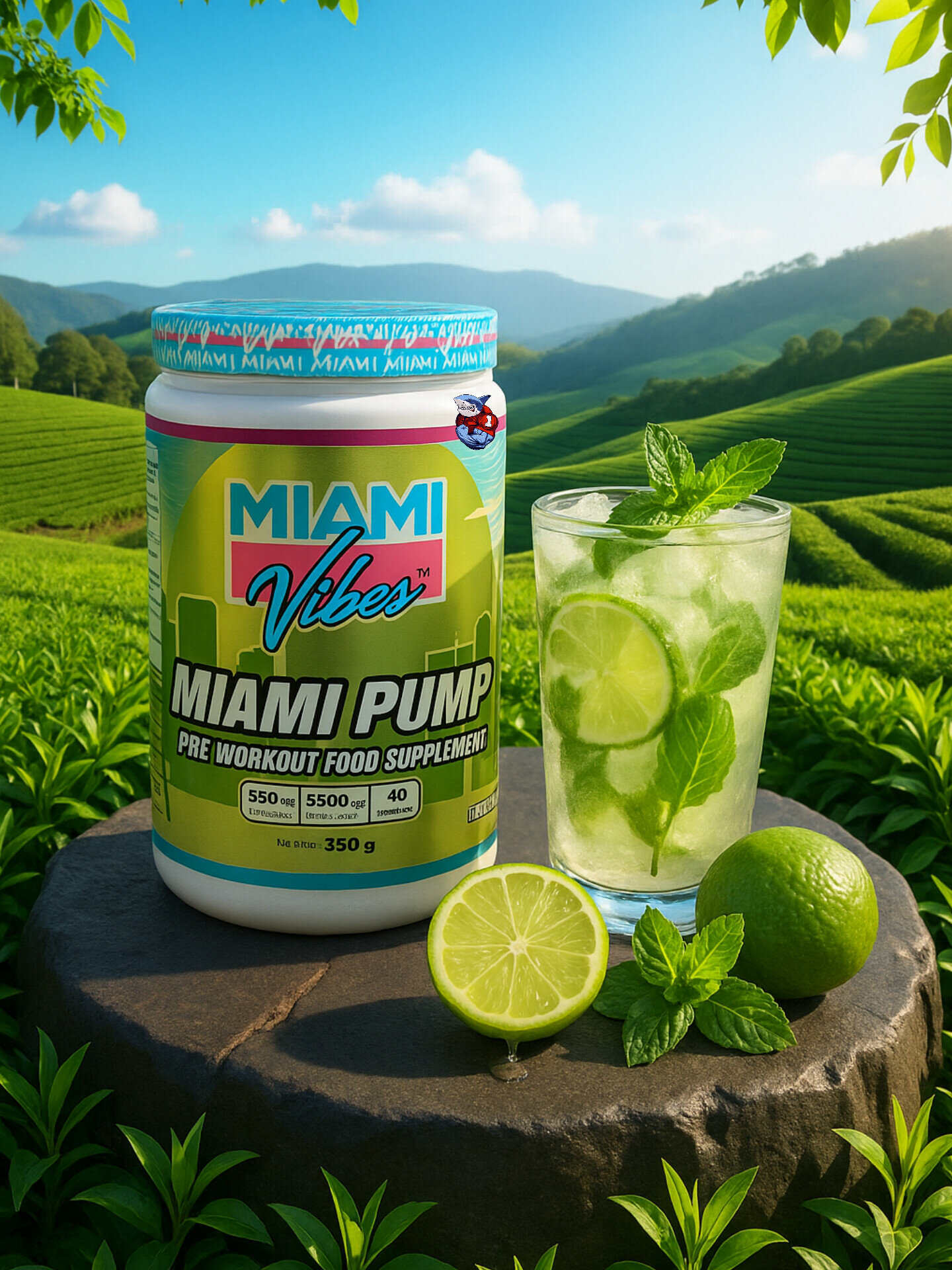Взрывная энергия Miami Pump от Ultra Nutricon 40 порций памп предтренировочный комплекс. Мохито