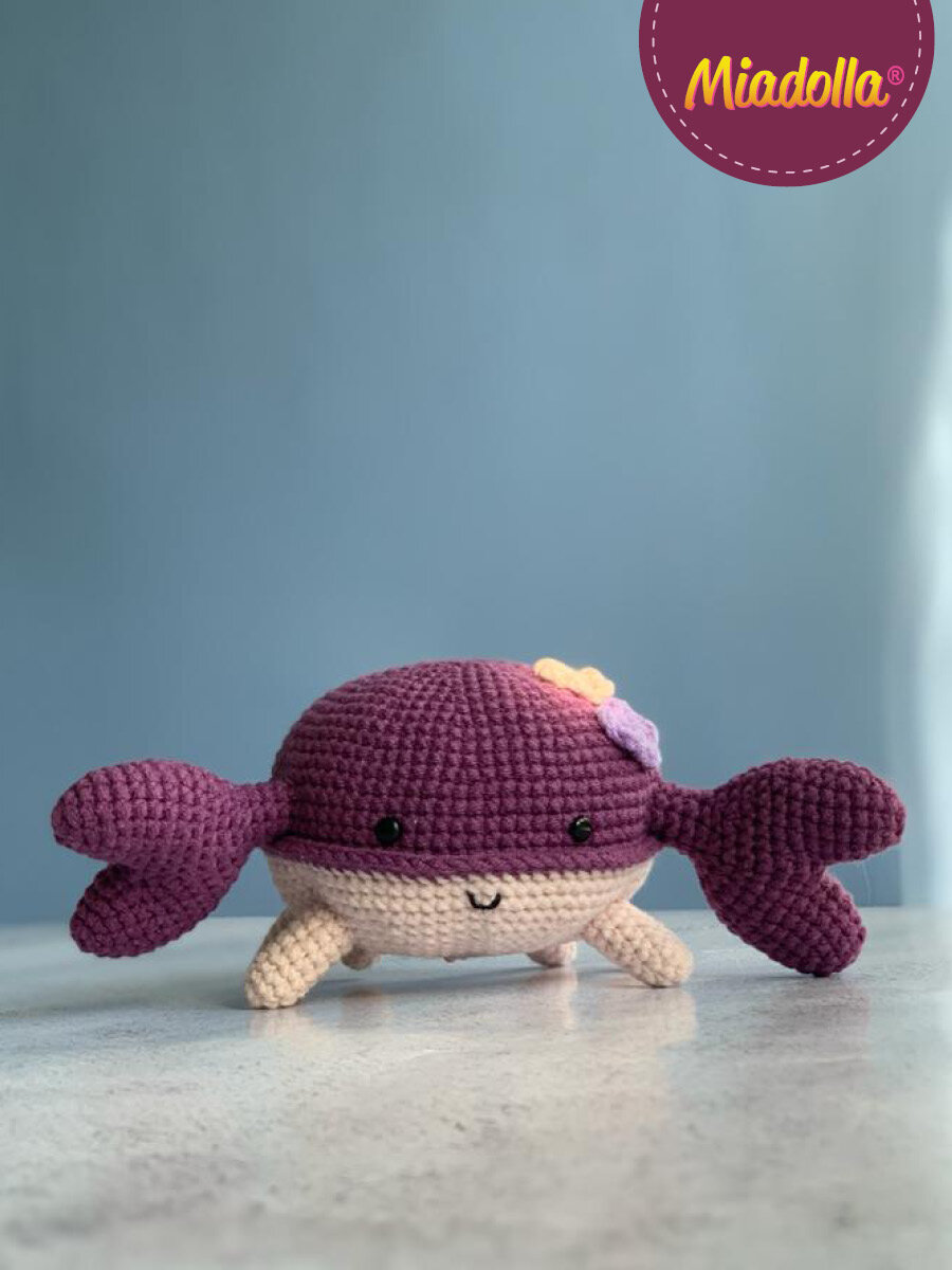Набор для вязания крючком игрушки "Miadolla" AMG-0117 Веселый краб — фото 1