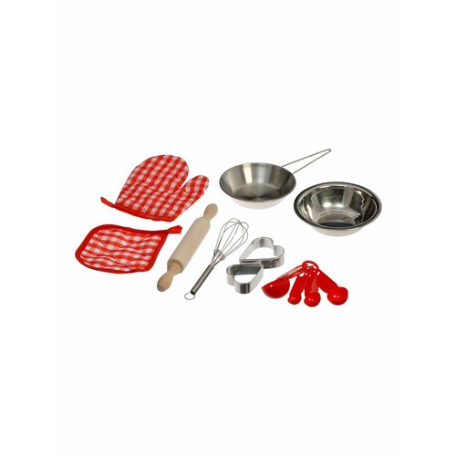 Игровой набор металлической посуды Набор пекаря 9 предметов 1302₽
